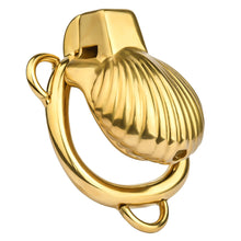 Carica l'immagine nel visualizzatore di Gallery, Shell Design Golden Chastity Cage - 2
