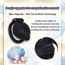 Load image into Gallery viewer, Shell Shaped Sissy Chastity Cage
