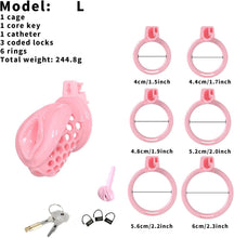 Carica l'immagine nel visualizzatore di Gallery, Sissy Silicone Chastity Cage

