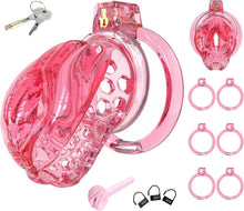 Carica l'immagine nel visualizzatore di Gallery, Sissy Silicone Chastity Cage
