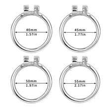 Carica l&#39;immagine nel visualizzatore di Gallery, Small Chastity Cage with PA - ring sizes
