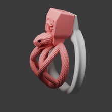 Carica l'immagine nel visualizzatore di Gallery, Snakes Entwined Chastity Cage 
