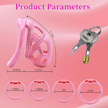 Load image into Gallery viewer, Soft Pink Invisible Lock Chastity Cage
