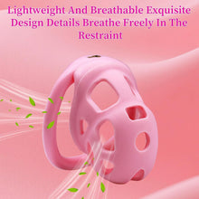 Load image into Gallery viewer, Soft Pink Invisible Lock Chastity Cage
