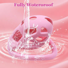 Load image into Gallery viewer, Soft Pink Invisible Lock Chastity Cage
