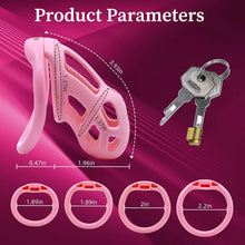Load image into Gallery viewer, Soft Pink Invisible Lock Chastity Cage
