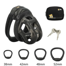 Load image into Gallery viewer, Soft Rubber Cobra Chastity Discreet
