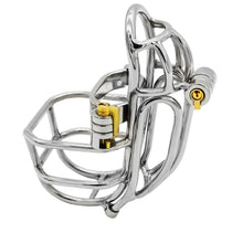 Carica l&#39;immagine nel visualizzatore di Gallery, Stainless Steel Detachable PA Puncture Chastity Cage
