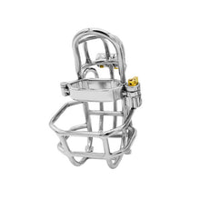 Carica l&#39;immagine nel visualizzatore di Gallery, Stainless Steel Detachable PA Puncture Chastity Cage
