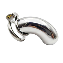 Load image into Gallery viewer, Stainless Steel Long Cylindrical Chastity Device 1
