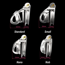 Carica l&#39;immagine nel visualizzatore di Gallery, Python V7.0 Small Stainless Steel Chastity Device

