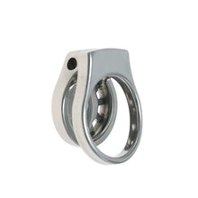 Carica l'immagine nel visualizzatore di Gallery, Stainless Thickened Gear Flat Chastity Cage 4
