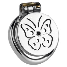 Carica l'immagine nel visualizzatore di Gallery, Steel Butterfly Flat Chastity Lock - 8
