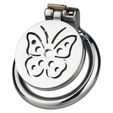 Carica l'immagine nel visualizzatore di Gallery, Steel Butterfly Flat Chastity Lock - 1
