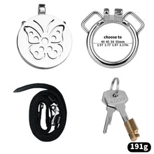 Carica l'immagine nel visualizzatore di Gallery, Steel Butterfly Flat Chastity Lock - 17
