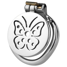 Carica l'immagine nel visualizzatore di Gallery, Steel Butterfly Flat Chastity Lock - 2
