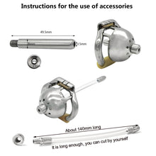 Carica l&#39;immagine nel visualizzatore di Gallery, The bell Stainless Steel Chastity Cage
