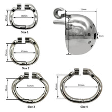 Carica l&#39;immagine nel visualizzatore di Gallery, The bell Stainless Steel Chastity Cage
