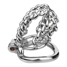 Carica l'immagine nel visualizzatore di Gallery, Thick Chainmail Steel Chastity Lock - 9
