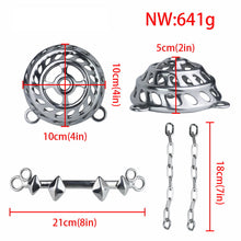 Carica l'immagine nel visualizzatore di Gallery, Top#04 Wearable Chastity Cage - 15
