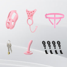 Carica l'immagine nel visualizzatore di Gallery, Cobra Chastity Cage with Underwear &amp; Plug
