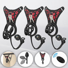 Carica l'immagine nel visualizzatore di Gallery, Cobra Chastity Cage with Underwear &amp; Plug
