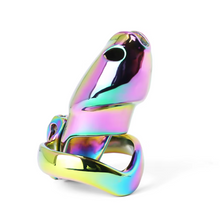 Carica l'immagine nel visualizzatore di Gallery, V4 Rainbow Steel Chastity Cage - maxi
