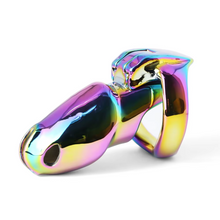 Carica l'immagine nel visualizzatore di Gallery, V4 Rainbow Steel Chastity Cage
