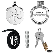 Carica l'immagine nel visualizzatore di Gallery, Wind and Fire Wheel Flat Chastity Lock - 9

