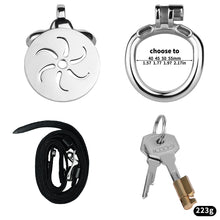 Carica l'immagine nel visualizzatore di Gallery, Wind and Fire Wheel Flat Chastity Lock - 8
